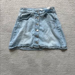 Street wear society jean skirt